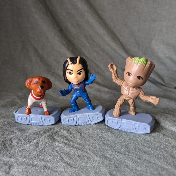5/$20 🌼 Marvel Guardians Of The Galaxy 3 McDonalds 2023 Groot Mantis Cosmo 3p - Picture 8 of 12